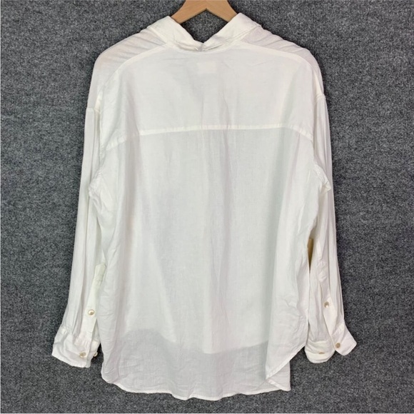 Wilfred Free Aritzia linen button up size large - Picture 2 of 2
